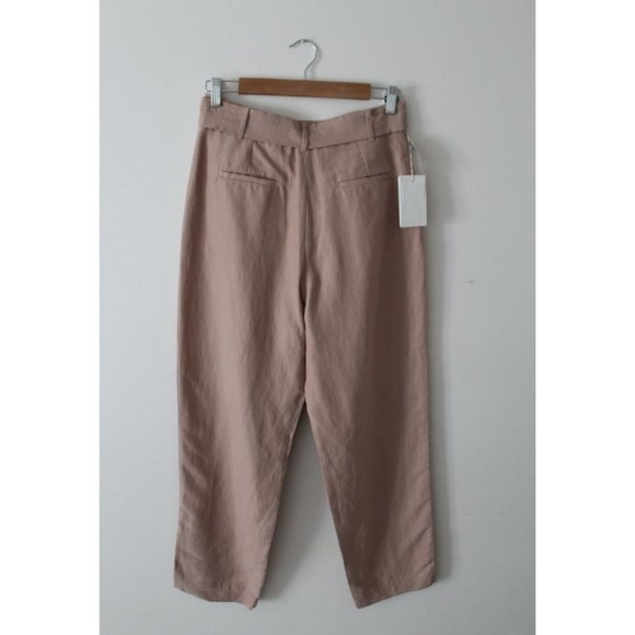Wilfred Jallade Linen Pants Roebuck Size 8 Iconic Trousers NWT Aritzia - Picture 4 of 6